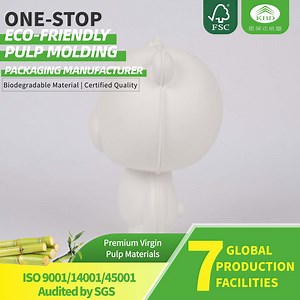 [Hot Item] High-Quality Customized Paper Pulp Tray with Medium Soft Hardness