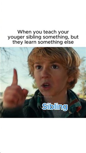 When your sibling learn something stupid from you! 😓😁 #memes #trending #shorts