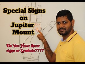 Special Signs on the Jupiter Mount Palmistry | Lucky Symbols | Billionaire Signs | Star & Fish Signs