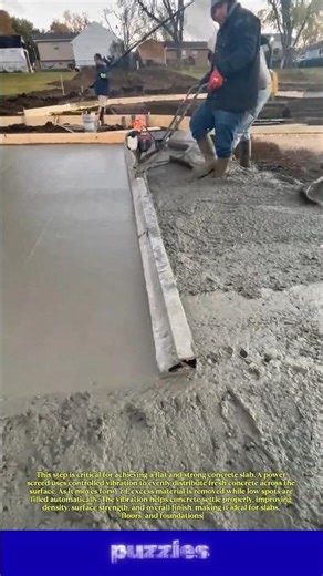 Power Screed Concrete Leveling | Perfect Slab Finishing in Minutes!.