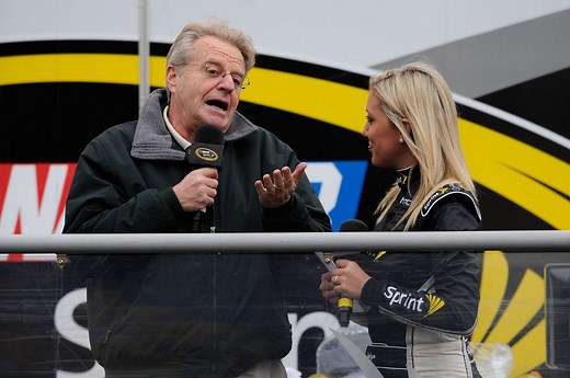 When Jerry Springer invited Chicago Blackhawks winger Adam Burish to play a security guard in his TV show