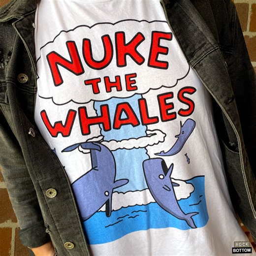 Simpsons Forever 📺 | 'Nuke the whales'? You don't really believe that, do you? 🥹🩵🐳 Grab one here @simpsonsforever.ig 👕 (check our bio) #TheSimpsons #Simpsons... | Instagram