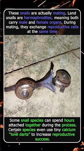 Why These Snails Are Twisted Together Like This