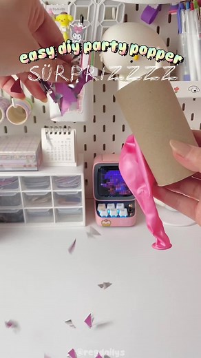 DIY Birthday Confetti Party Popper Ideas