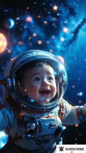 Baby Astronaut First Jump on the Moon 🌙👶🚀 #motivation #spaceanimation