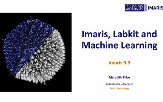 Imaris 9.9 Imaris, Labkit and Machine Learning