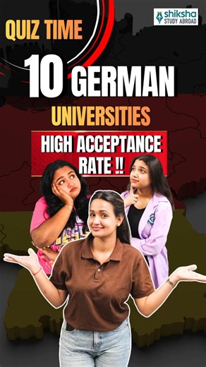 Guess Top 10 High Acceptance Rate Universities in Germany #studyingermany #quiztime #germanyquiz