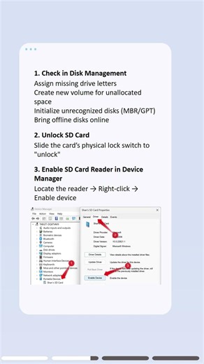Fix SD Card Reader Not Working on Windows 10/11 | Step-by-Step Solutions #sdcard #fix
