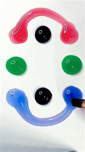 Fun Water Drop 😁 #mix # #art #colormixingmagic #colourfill #shortsviral