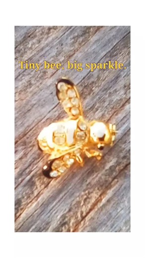 A little mid-century sparkle never hurt anyone. This vintage white enamel & gold bee pin is straight out of the 60s-70s costume jewelry playbook -- rhinestone wings, creamy enamel stripes, and pure retro charm.  Bundle with the red enamel twin and save 10% automatically.  Vintage finds that tell a story -- only from Needful Blings. #vintagejewelry #beebrooch #retrostyle #needfulblings #vintageaccessories | Needful Blings | Facebook