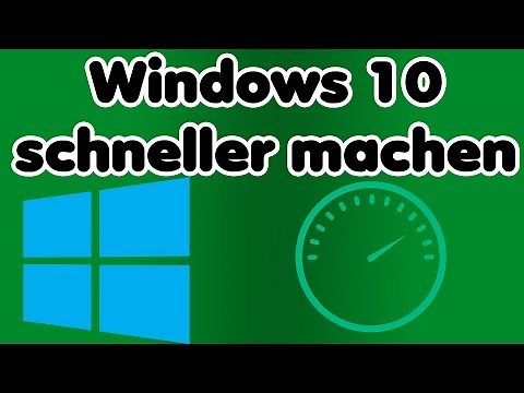 Windows 10 schneller machen Tutorial - Windows 10 beschleunigen
