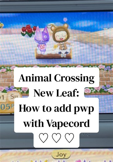 Animal Crossing New Leaf: How to add public work projects (pwp) on your island - Vapecord ♡ Tutorial can be found in mr collections - Vapecord folder ♡ #animalcrossing #nintendo #modded #3ds #fyp