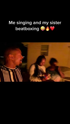 Me singing & my sister beat boxing 🔥 #rocksteady #beatboxing #singer #soul #fanily #karaoke #acapella #wow #tiktoksingers