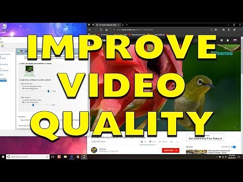 How to Fix Video Blur! NVIDIA HD Video Sharpen