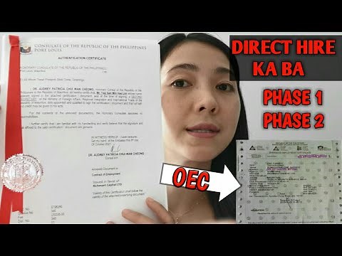DIRECT HIRE 2021 PROCESSING I REQUIREMENTS NEEDED I STEP BY STEP PROCESS I POEA MAIN OFFICE