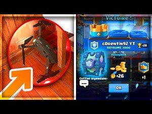 JE CRASH MON DRONE ET DEBLOQUE UN COFFRE LEGENDAIRE ! Clash Royale