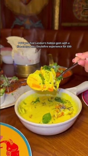London’s Gorgeous Indian Restaurant With A Mrs Doubtfire Experience