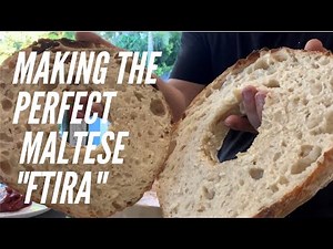 Making the Perfect Maltese Ftira Bread - Maltese Food Ftira recipe