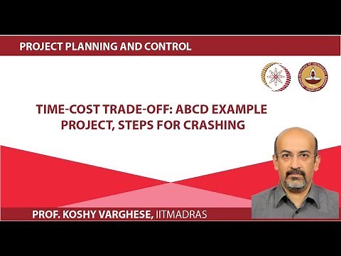 #28 Time-Cost Trade-off : ABCD Example Project | Steps for Crashing