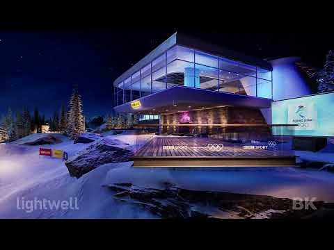 BBC Sport Winter Olympics Virtual Set - Unreal Engine plus VizRT