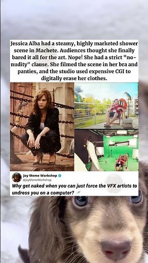 Jessica Alba's Fake Shower Scene in Machete 🤯 #memes #movies #funny