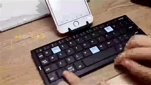 客制化键盘 便携折叠智能无线蓝牙键盘鼠标套装连ipad平板手机电脑通用小键盘玩转数码 洛斐键盘 好物推荐🔥 机械键盘