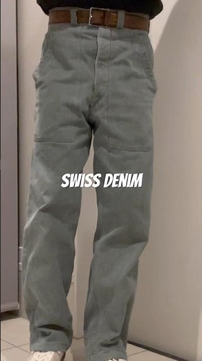 Swiss army denim スイス軍デニムパンツ！