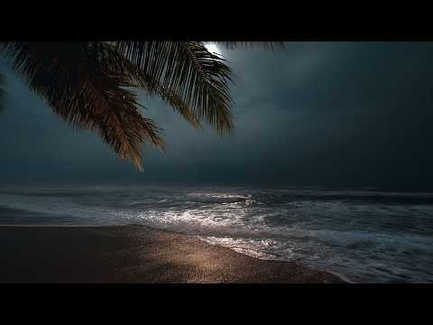 Dark Ocean Waves at Night — Calm, Steady Sound for Deep Sleep (No Music • 8 Hours)