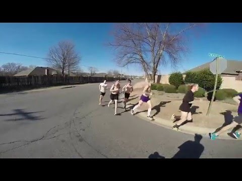 University of Central Arkansas Track Team Indian run