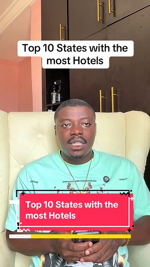 States with the most hotels… #unofficialolas