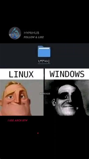 Linux 😎 vs Windows 💀 | One Picture Says Everything 😂 #linux