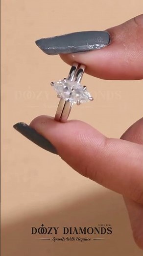 Marquise Cut Diamond Bridal Ring Set 💍✨ Unique Elegance & Stunning Sparkle