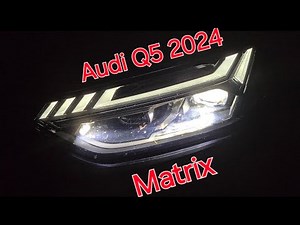 #audi #audiq5 Audi Q5 Sportback 2024 Matrix-LED Lights On the way