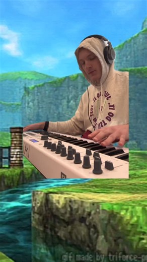 Nate Yingling on Instagram: "Ocarina of time inspired idea from today 🌞 Graphic gif from triforce-princess #videogamemusic #ocarinaoftime #zelda"