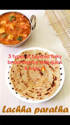 5 comments | 3 types of Layered Lachha Paratha | Quick & Easy Homemade Recipe Layers of love, crispiness, and flavor ✨ Homemade Lachha Paratha — just like the restaurant! 䀘 Who’s hungry? ‍♂️‍♀️ #YummyBites#IndianFoodLover#LayeredParatha #CrispyParatha #FlakyParatha HomeCooking FoodReelsDesiFood IndianFoodLover ParathaLover FoodieHeaven StreetFoodAtHome TastyBites FoodPorn FoodieReels YummyBites @yumfactorofficial | Jesus Glory | Facebook