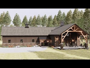 Inside This Cozy Timber Frame Retreat | Rustic Elegance Meets Smart Living