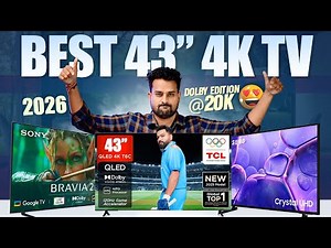 Best 43 Inch TVs 2026🔥Top Budget & Premium Picks!
