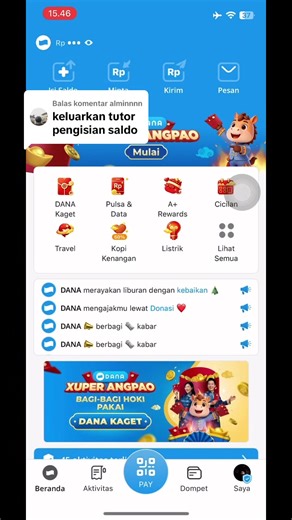 Membalas Top-Up Dana dengan Apk Terpercaya