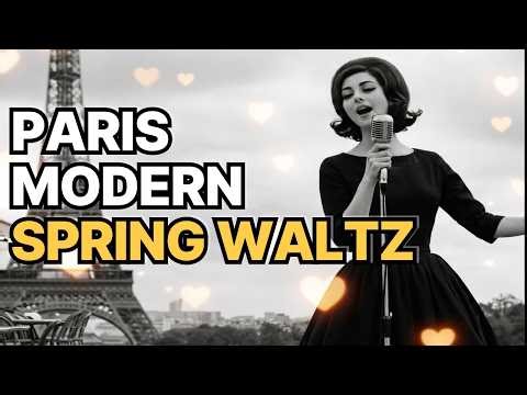 🇫🇷 Paris Modern Waltz Café ☕ | 15 French Chanson Playlist | VelourVoix