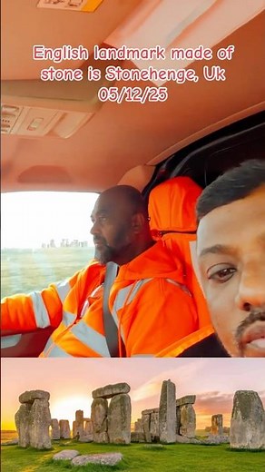 #english #landmarks #made of #stone# is#stonehenge