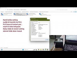 Cara seting Alamat IP dan Transfer Program PLC OMRON CP2E Ethernet