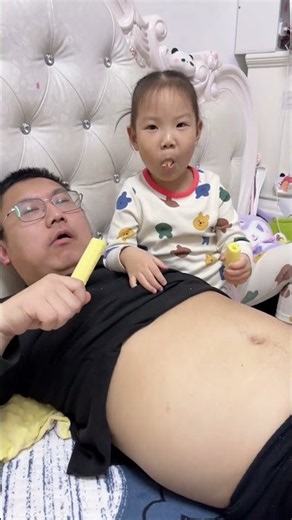 Delicious and fun #father-daughter# Daily father-daughter moments