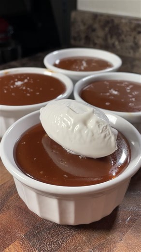 Indulge in pure decadence with this rich and velvety Chocolate Budino 🍫✨ A creamy Italian dessert that's the perfect way to satisfy your chocolate cravings! GroovyFoodiess Find the full recipe here! https://tasty.co/recipe/chocolate-budino | Tasty