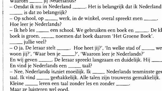 Dutch basics 荷兰语基础A0阶段stap voor stap(les 31)Ik leer Nederlands