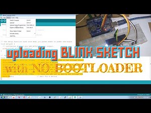 ATMega16A PU Arduino NO Bootloader Upload Using Programmer - 20Mhz Crystal Oscillator External Clock