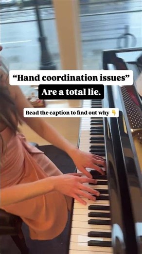 The truth about hand coordination issues for piano players #Shorts