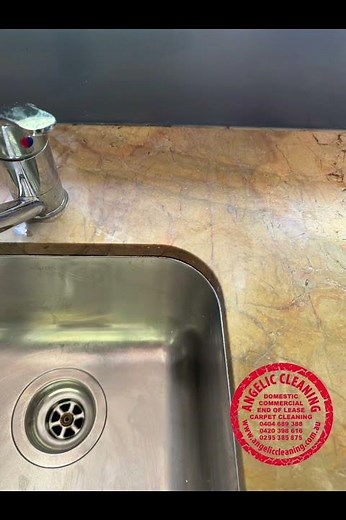 How to remove stains from kitchen countertops ?