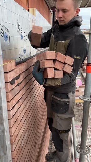 assembling a house from Finnish bricks #buildtolast #constructionprogress #constructionchallenges #architecturaldesign #precisionbuilding | Innovative Home Designs
