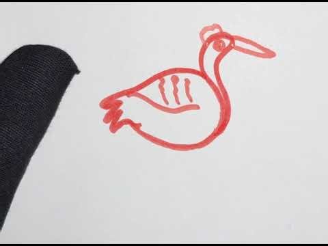 Easy Goose 🪿 Drawing Tutorial Anyone Can Follow | Step by Step Guide for Beginners