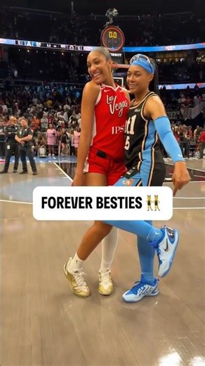 ❤️ A'ja Wilson & Allisha Gray post game | WNBA women's basketball #shorts #short #basketball #wnba